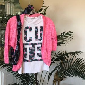 Girls Lg Shirt and Sweater